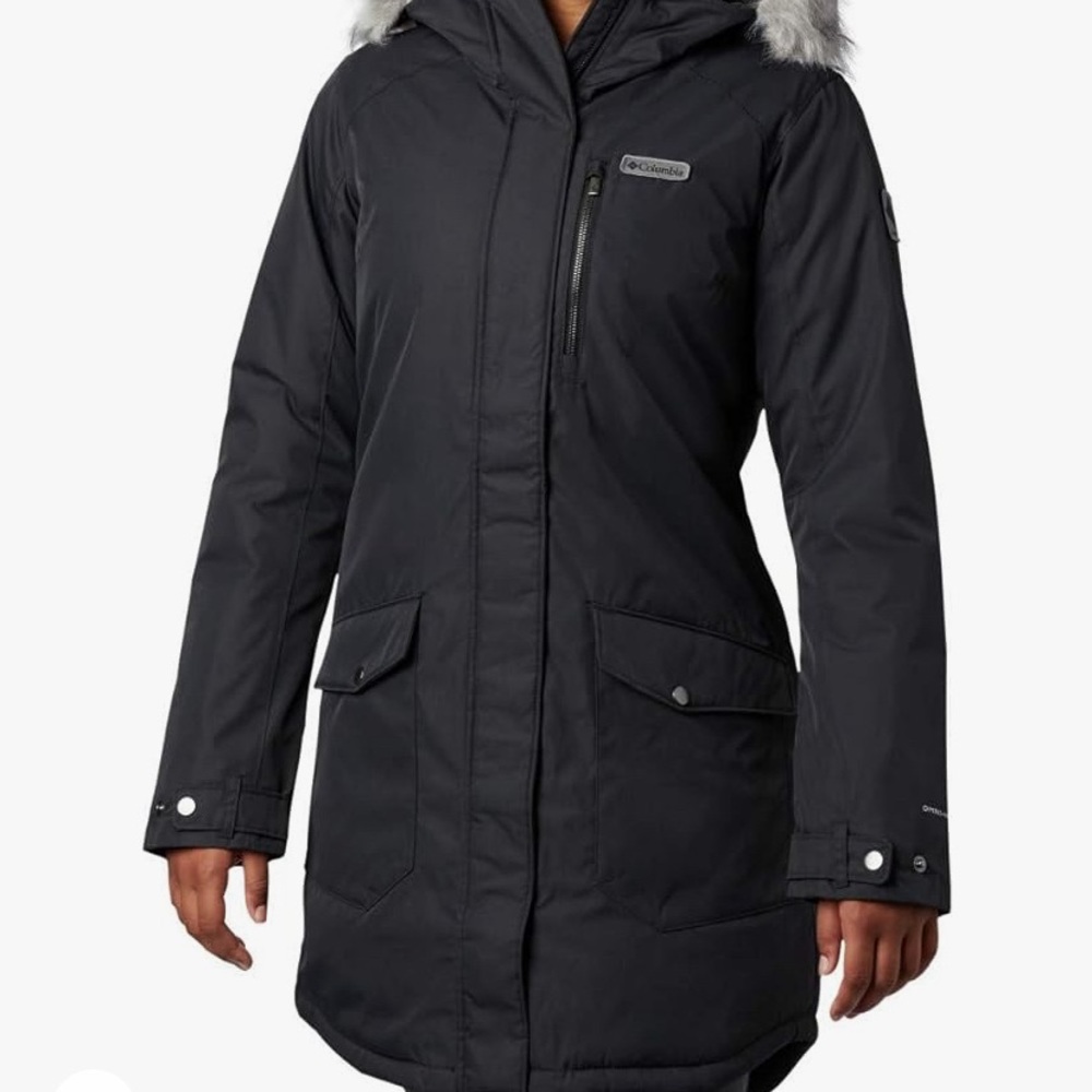 Columbia Women's Suttle Mountain Long Insulated Jacket. Sz Large